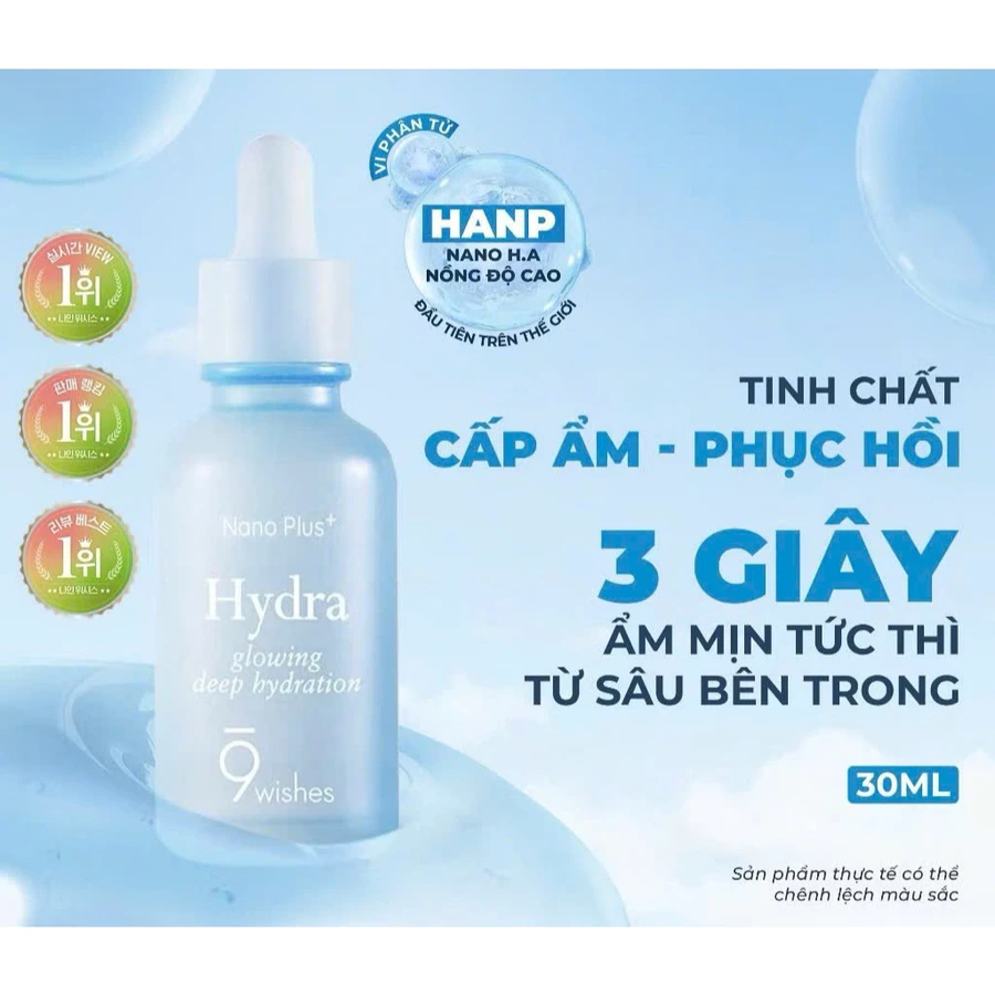 Tinh Chất Dưỡng Ẩm 9 Wishes Hydra Ampule